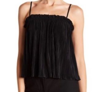 Madewell Nicole Pleated Ruffle Tank
